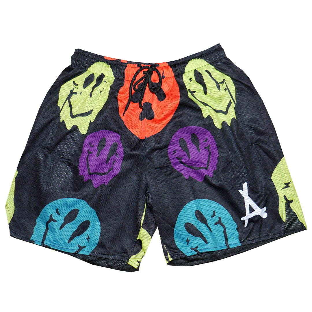 SMILEY COLOR DRIP SHORTS